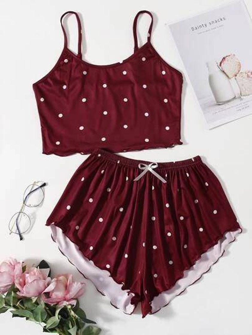 Fashion Bow Bolinhas Fofo Roupa Confortavel

