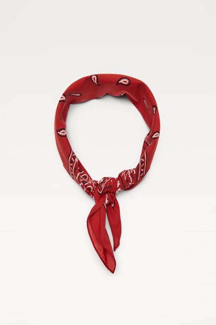 Fashion BANDANA ESTAMPADO PAISLEY - Rojo |