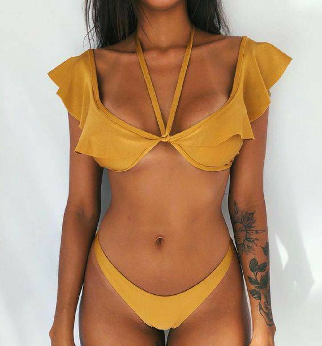 Fashion Bikini cor caque