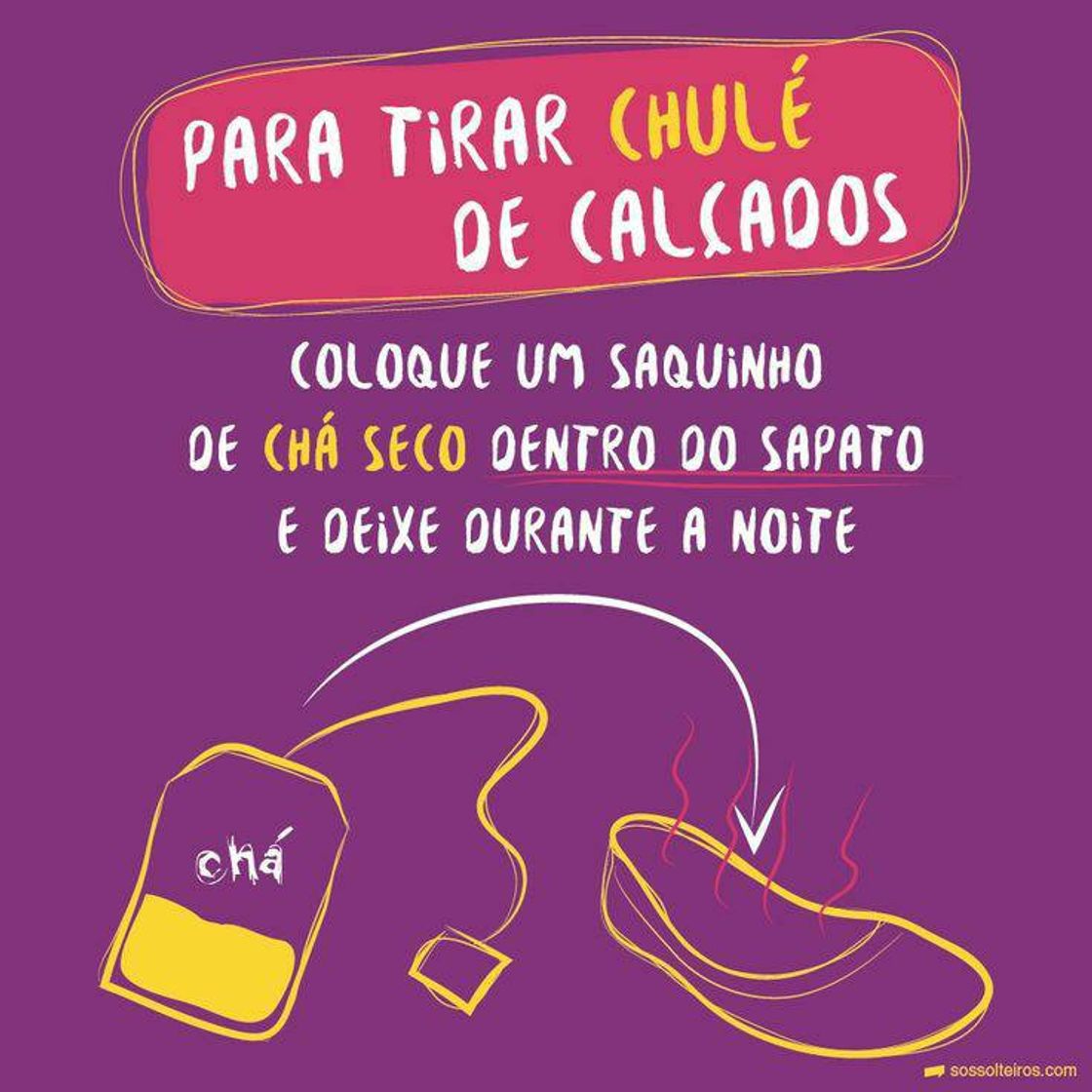 Moda Dica para o chulé