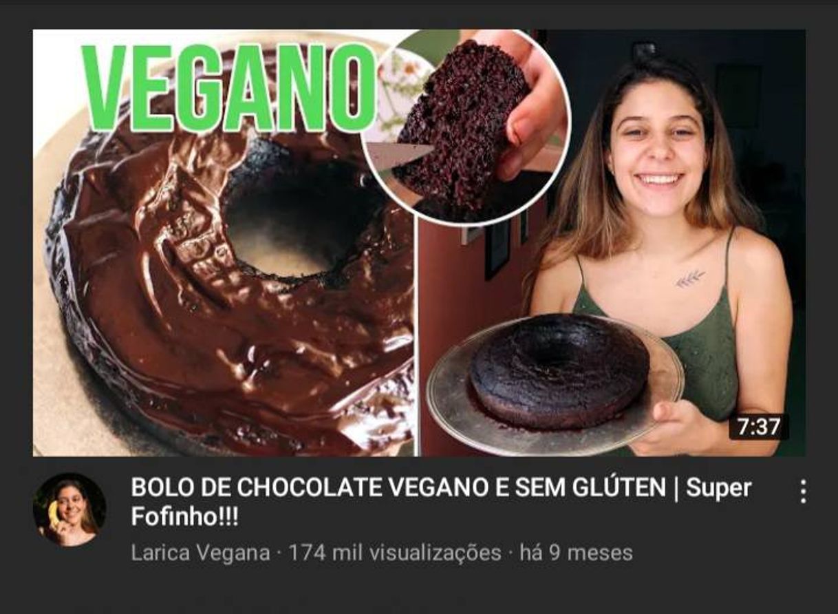 Fashion Bolo vegano de chocolate 