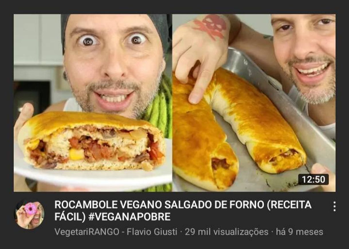 Fashion rocambole vegano