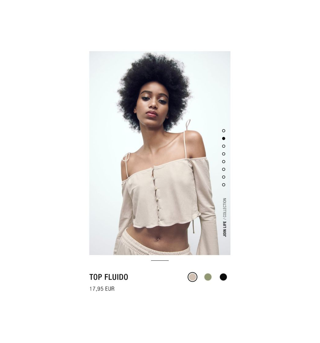 Social Top arena Zara