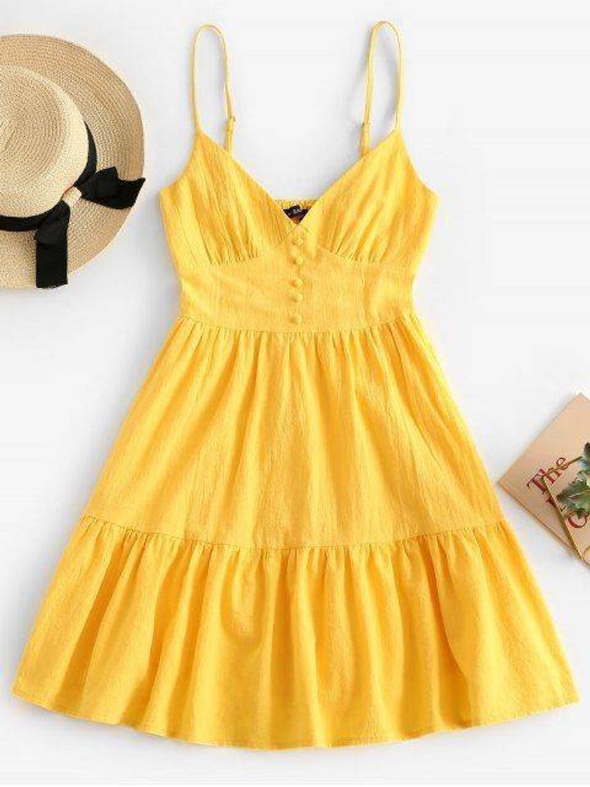 Fashion Vestido amarelo