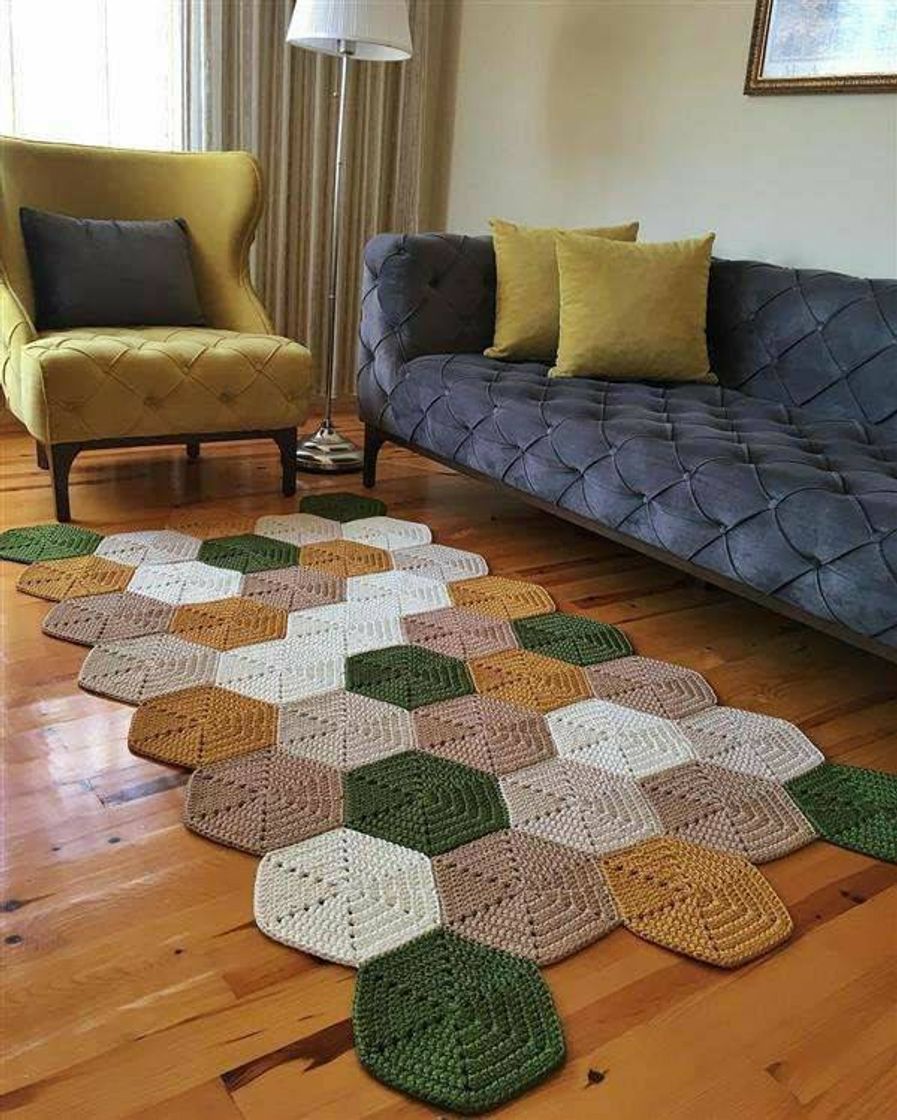 Fashion Tapete de crochê retangular: +50 modelos para decorar sua casa ...