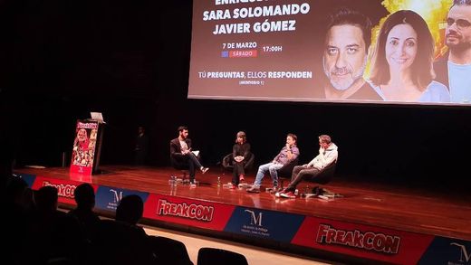 Enrique arce, Sara solomando y Javier Gómez Santander.