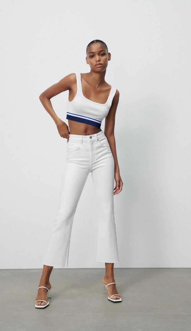 Moda Jeans cropped flare