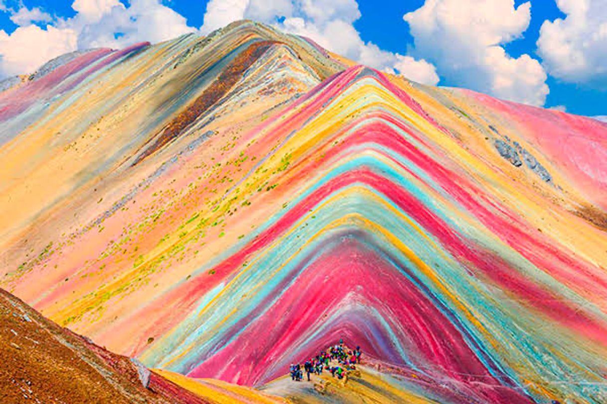 Lugar The Rainbow Mountain in Peru