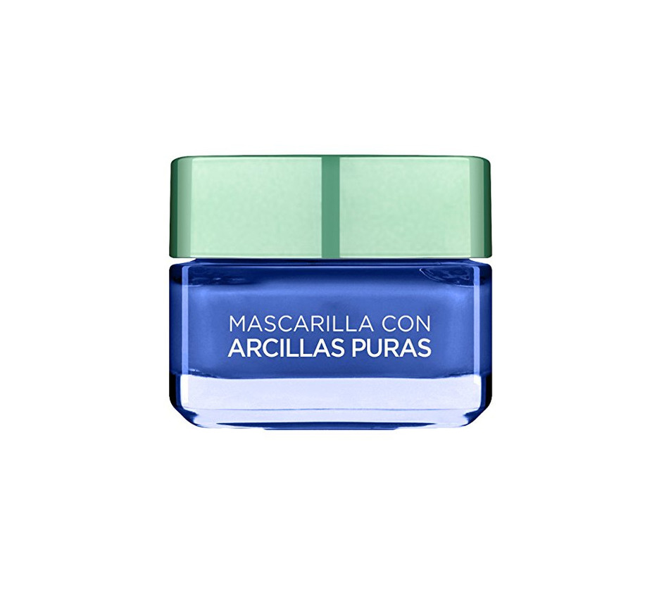 Belleza L'Oréal Paris Mascarilla Facial Anti-imperfecciones Arcillas Puras Azul