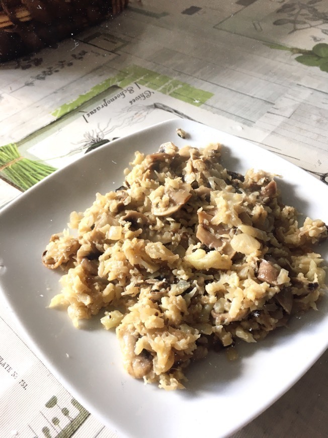 Fashion risotto falso de coliflor (sin arroz)- Receta healthy 