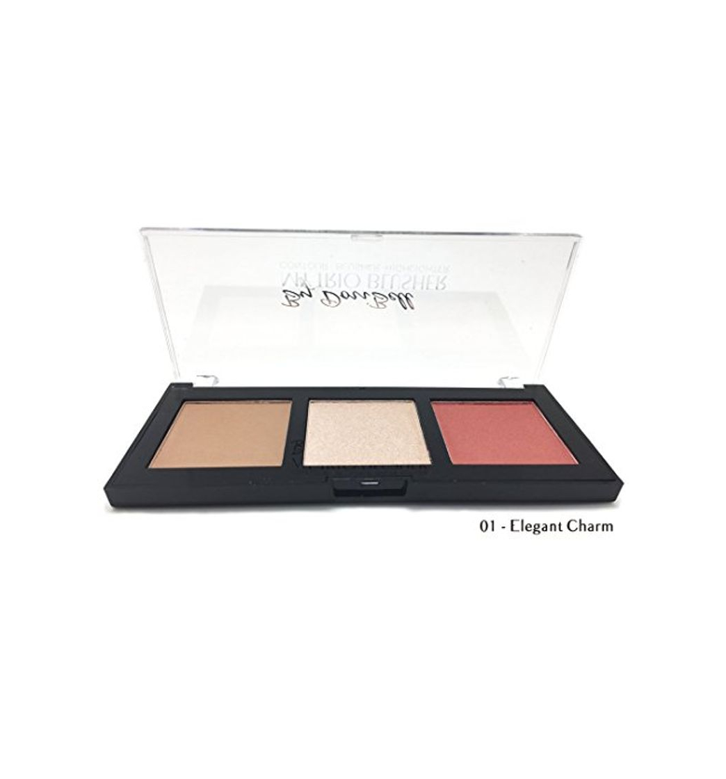 Product Paleta Contour MY TRIO BLUSHER contorno colorete iluminador 01 ELEGANT CHARM 10