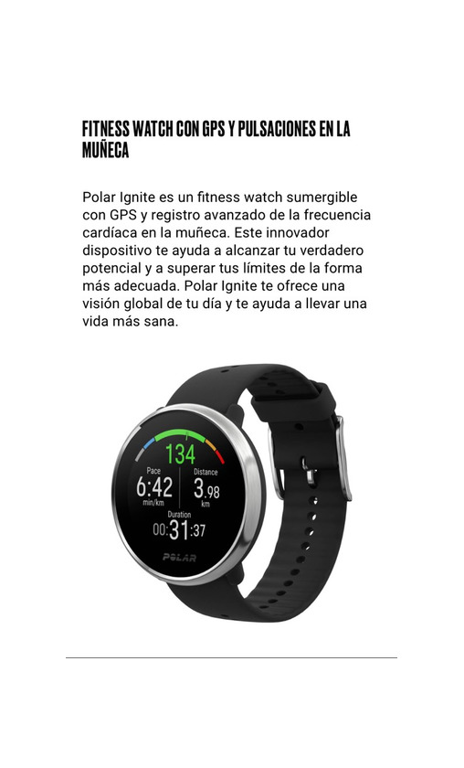 Product Polar Ignite