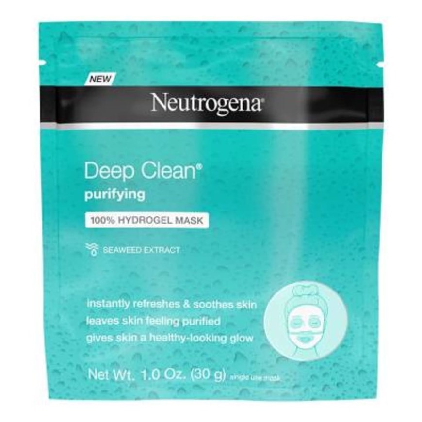 Moda Mascarilla facial Neutrogena Deep clean gel purificador 