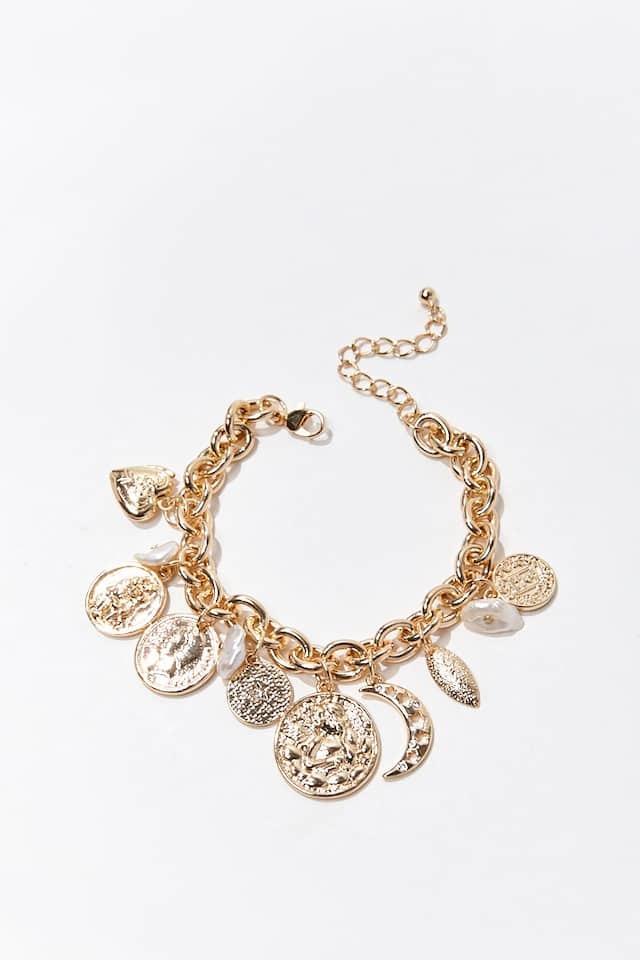 Fashion Pulsera con dije de cupido colgante | Forever 21