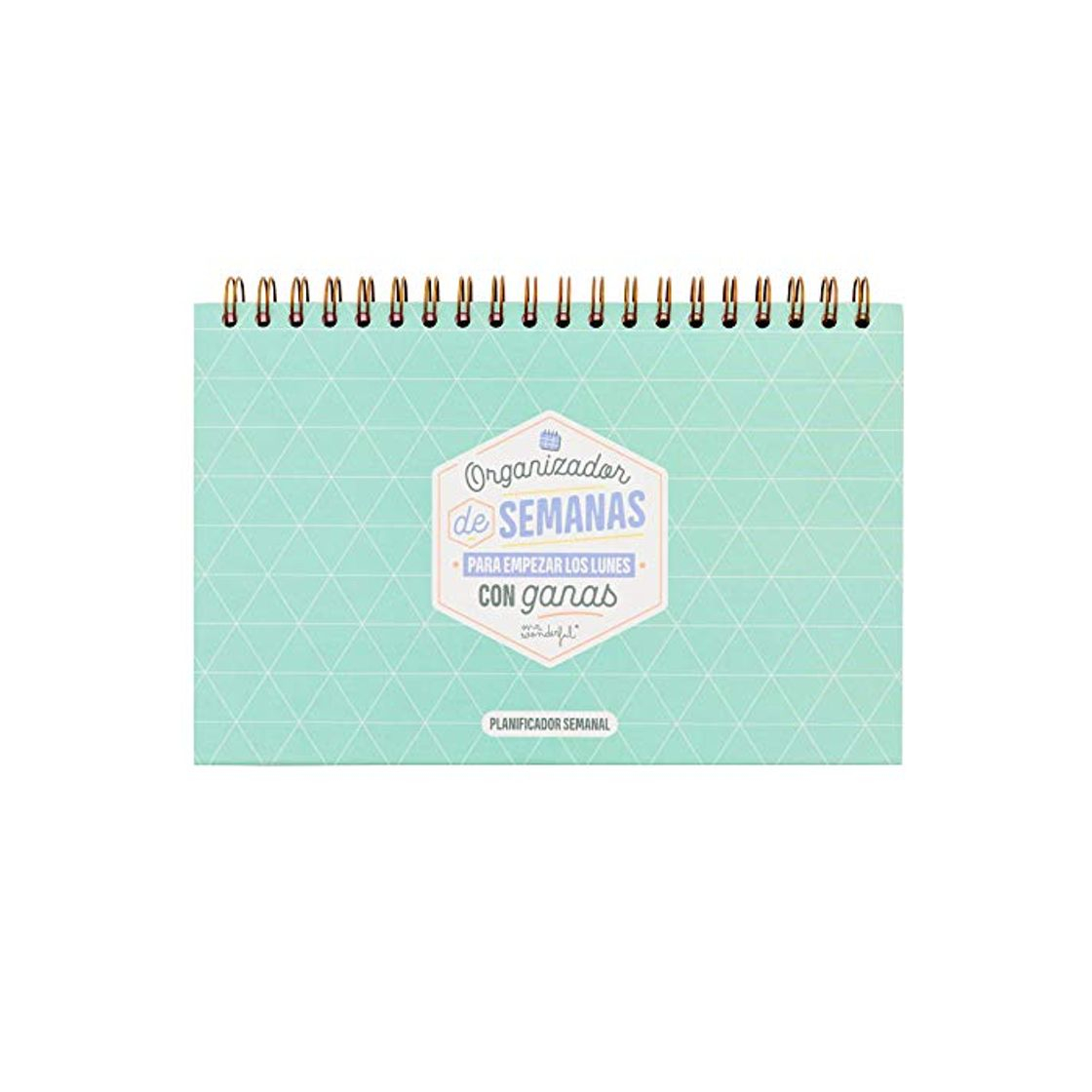 Social Mr. Wonderful Organizador de semanas para Empezar los Lunes con ganas