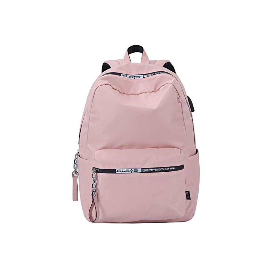 Social Mocha weir JIAYBL Mochila Escolar para niños, niñas y Mujeres, con Puerto