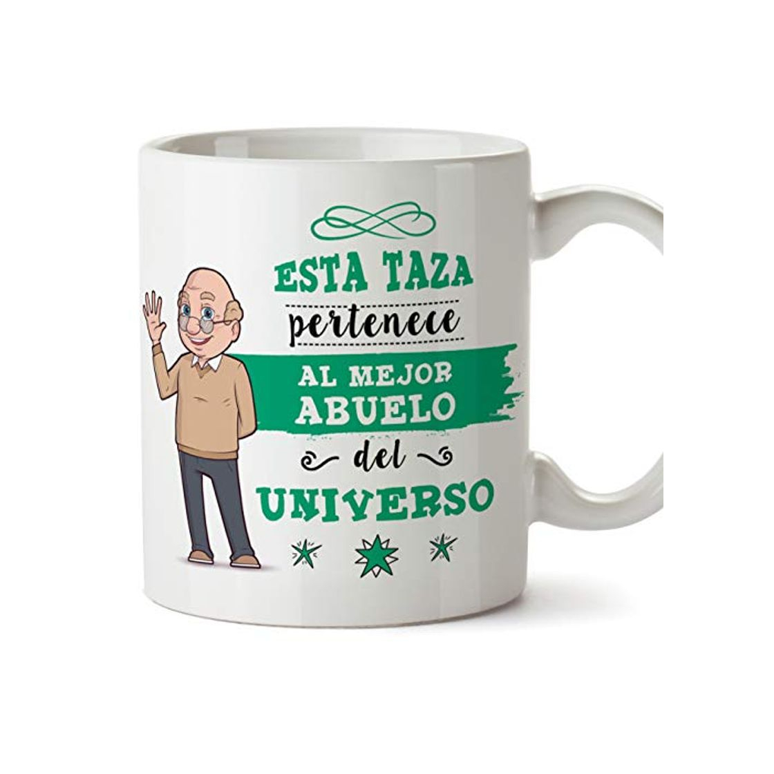 Products MUGFFINS Taza Abuelo - Esta Taza Pertenece al Mejor Abuelo del Universo