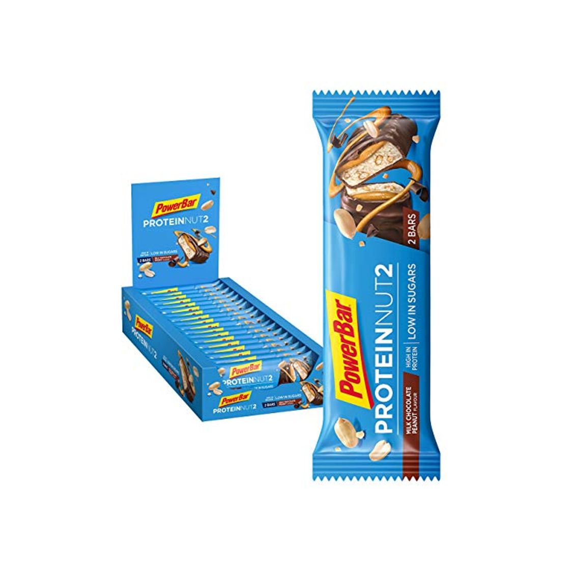 Productos PowerBar Protein Nut2 Milk Chocolate Peanut 18x