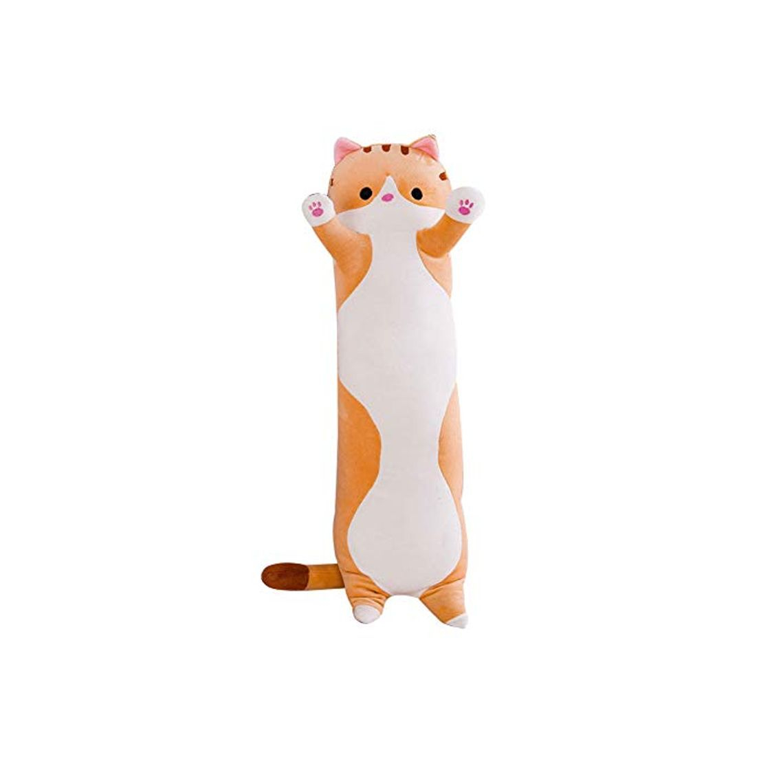 Product Ohyoulive Cute Plush Cat Doll Soft Stuffed Kitten Pillow Doll Toy Gift for Kids Girlfriend Creative New Long Cat Plush Toy Pillow Cute Doll Ragdoll Gift Sofa Supplies Soft and Good Breathability