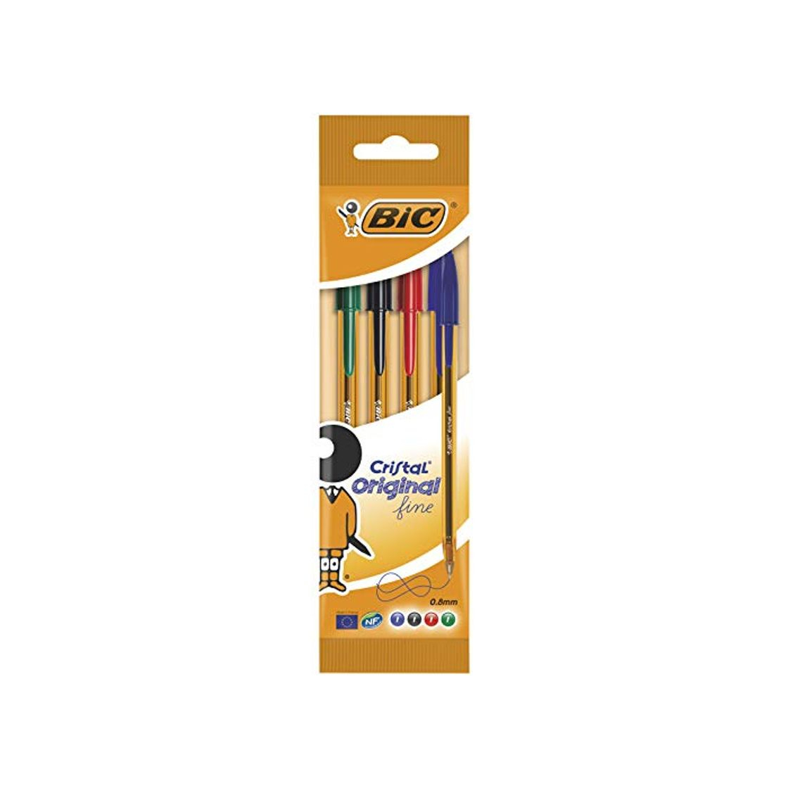 Social BIC Cristal Original Fine - Bolígrafos punta fina