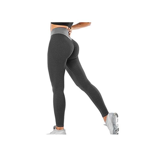 KIWI RATA Mallas Push up Mujer Leggins Deportivos Yoga Leggings de Cintura Alta Pantalones Deporte para Fitness Running