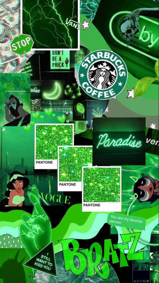 Fashion Wallpaper aesthetic verde 🟩