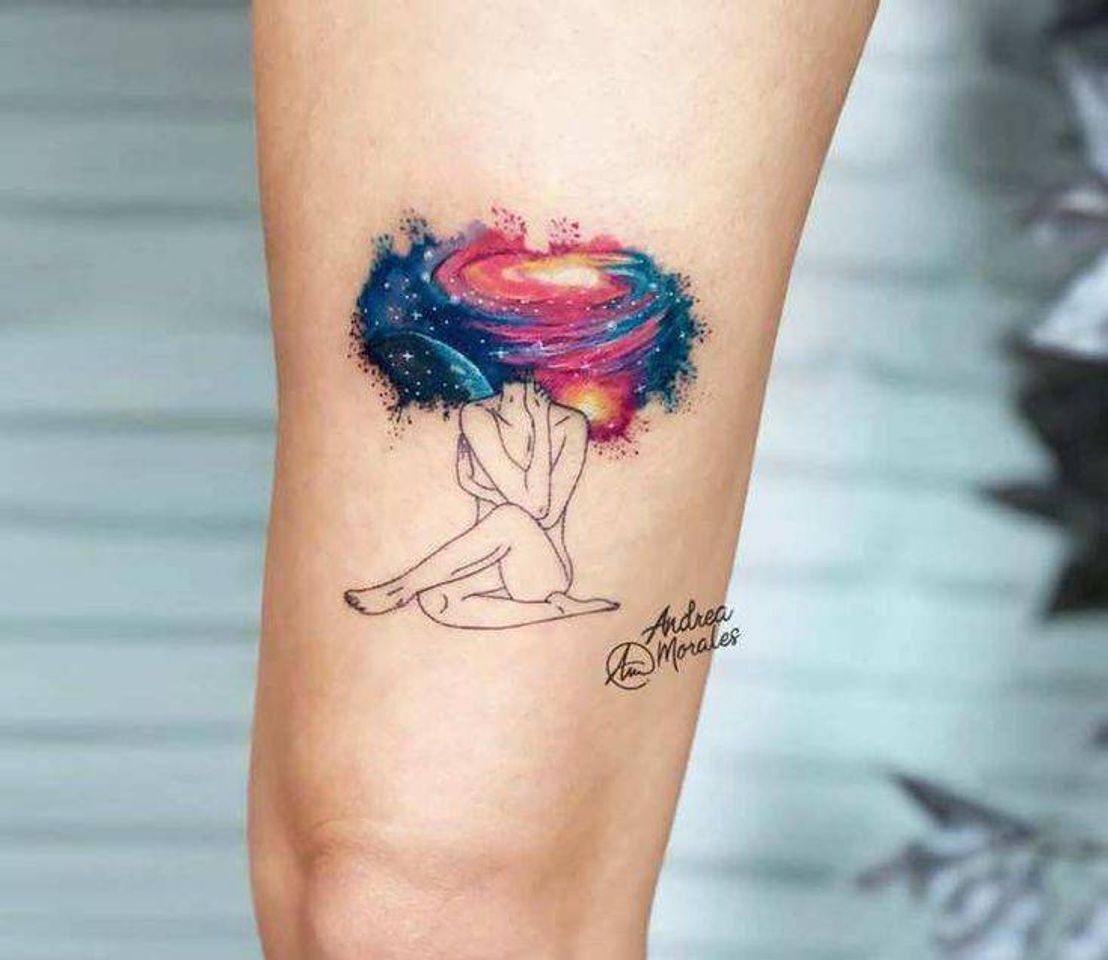 Fashion Tatuagem Caos no universo