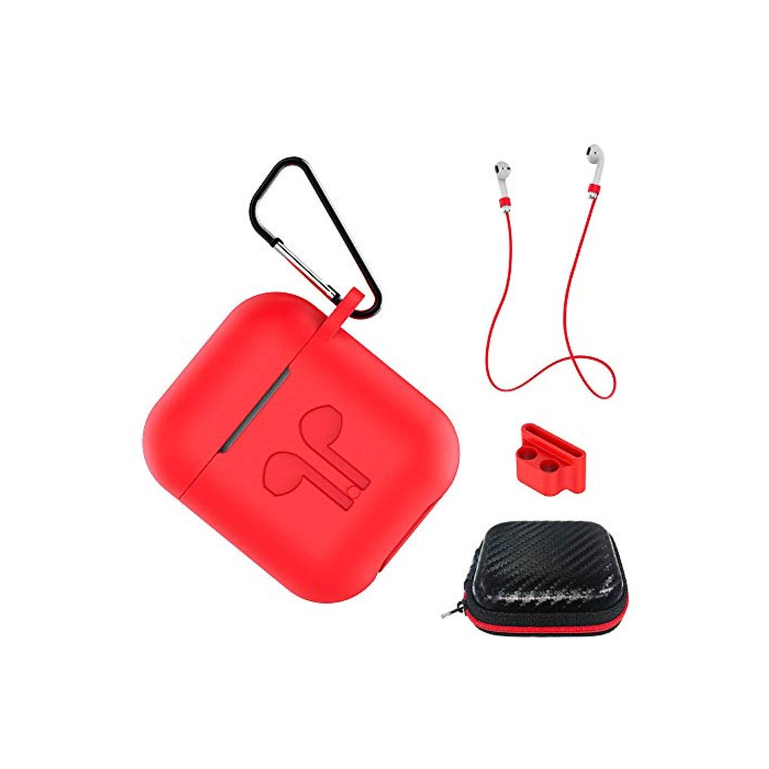 Productos AICEK Funda Compatible para AirPods Silicona Carcasa para Apple AirPods 1 &