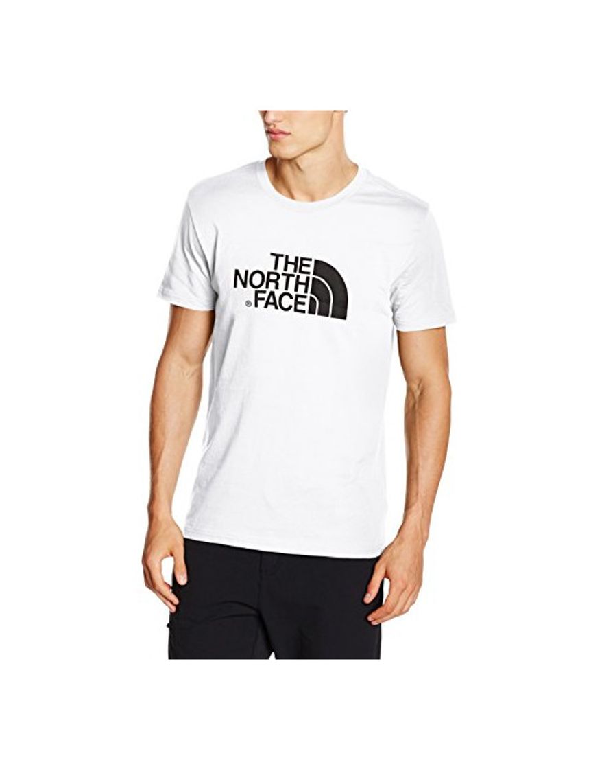 Social The North Face S/S Easy H Camiseta de Manga Corta, Hombre, Blanco