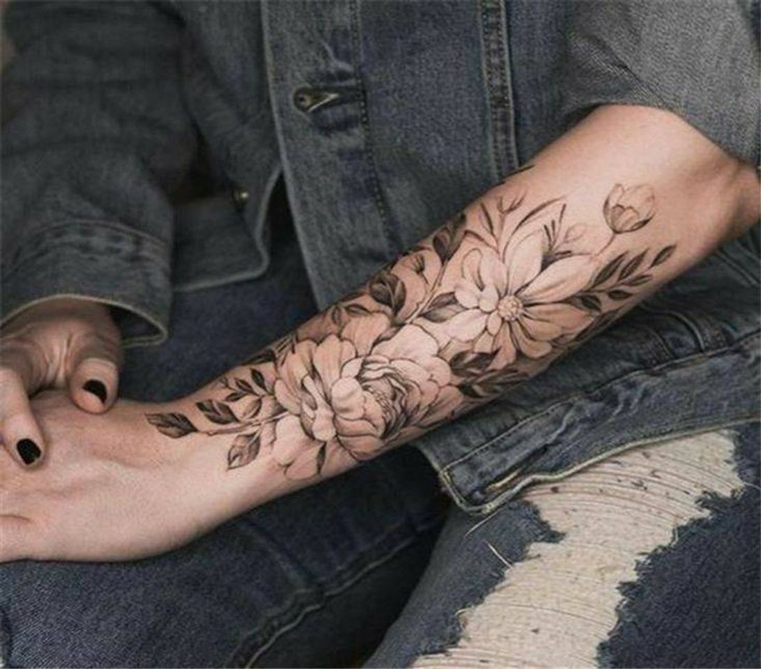 Moda Tatuagem flores 