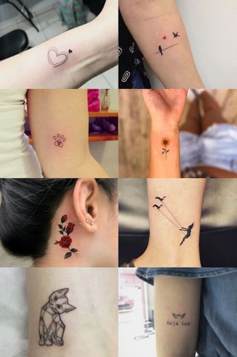 Tatuagens minimalistas 