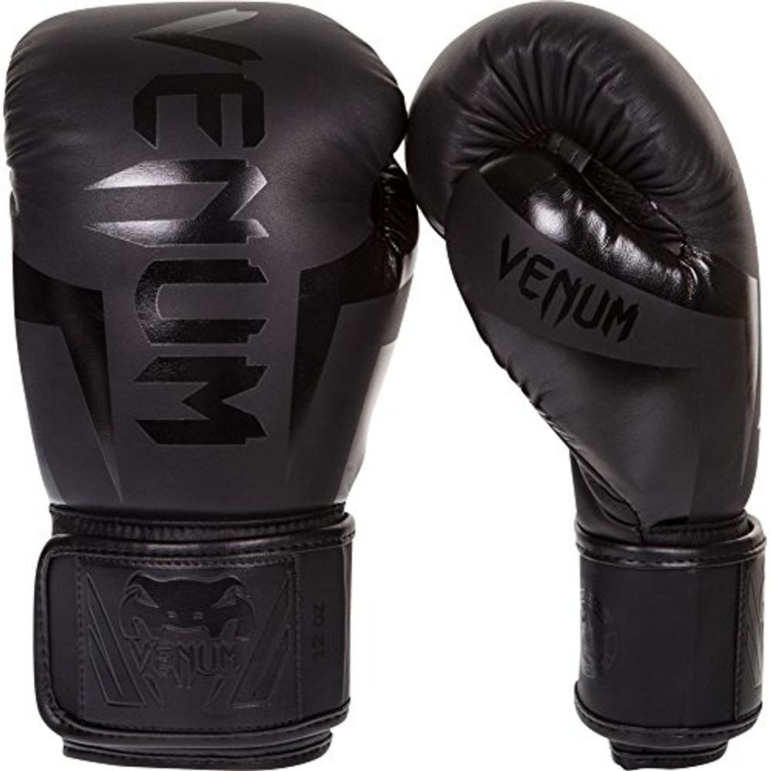Social Venum Elite Guantes de Boxeo, Unisex Adulto, Negro Matte
