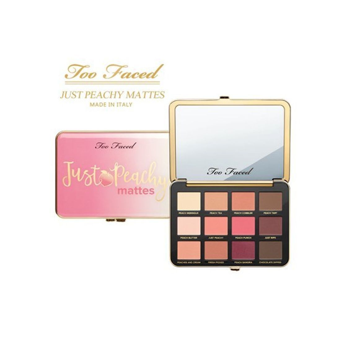 Social Paleta de sombras de ojos de terciopelo mate Just Peachy