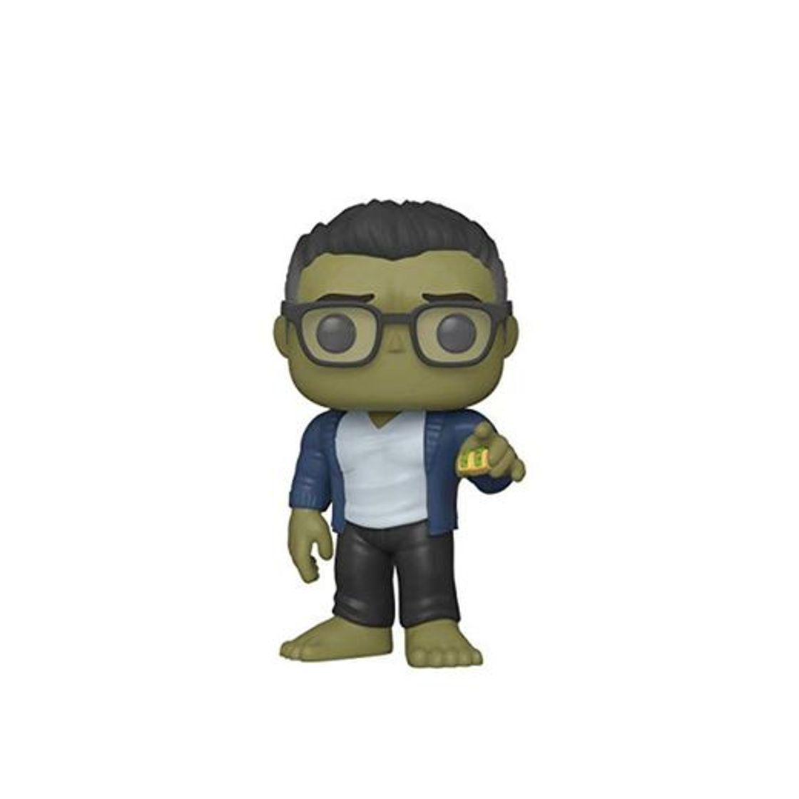 Social Funko- Pop Marvel: Endgame-Hulk w/Taco Collectible Toy, Multicolor