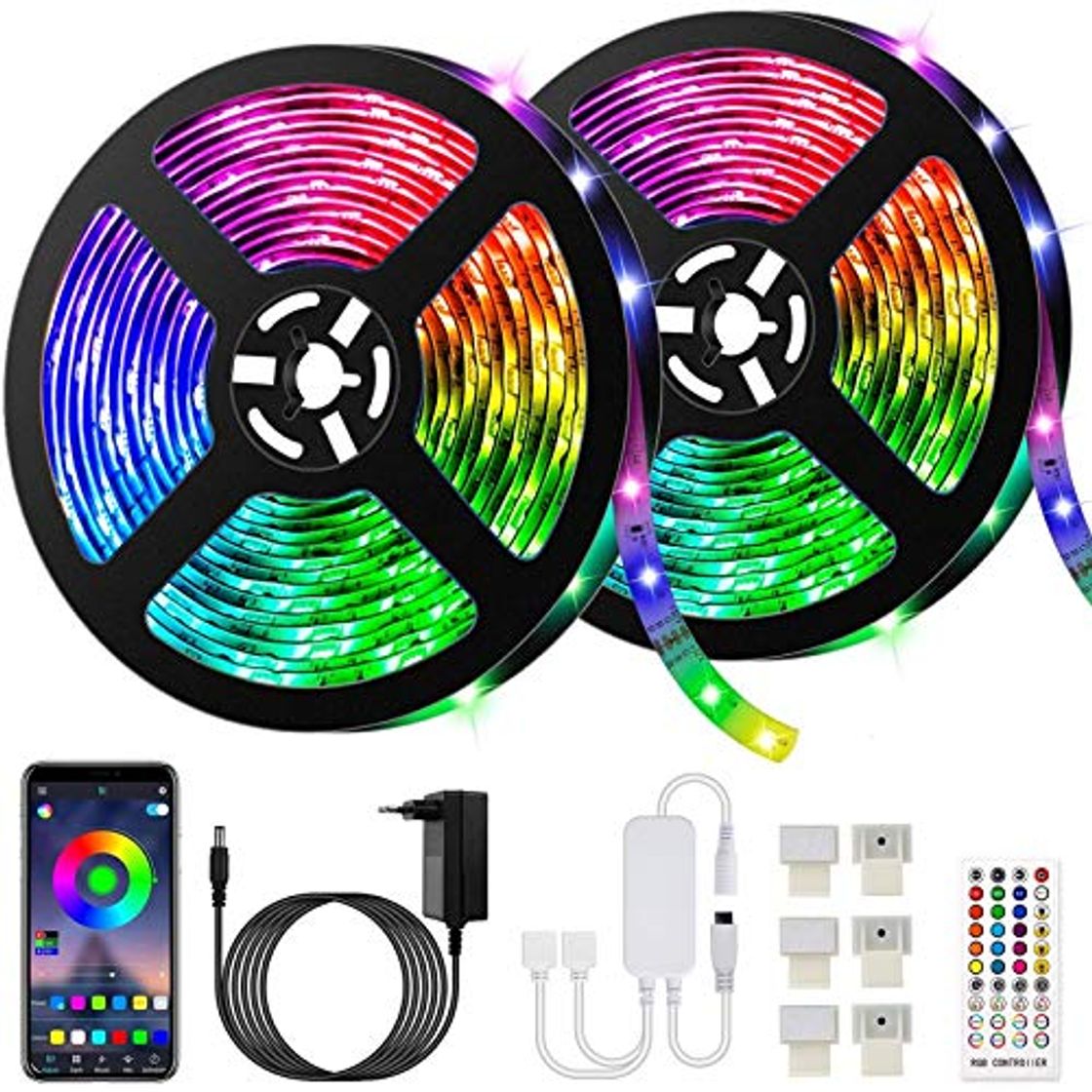 Producto 10M Bluetooth Tiras LED Musical 5050 RGB