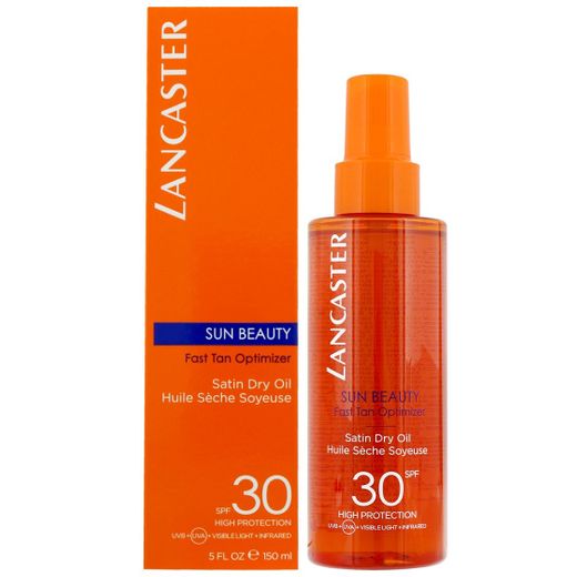 Lancaster Sun Beauty Satin Sheen Oil Fast Tan Optimiser Body ...