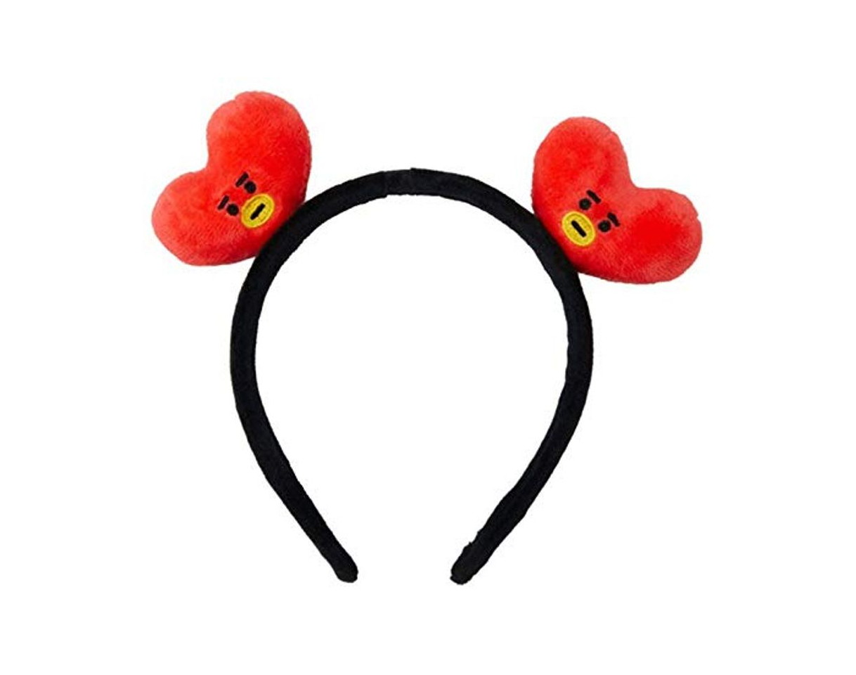 Fashion Cinta de pelo BTS, diadema de peluche Bangtan con dibujos animados, el