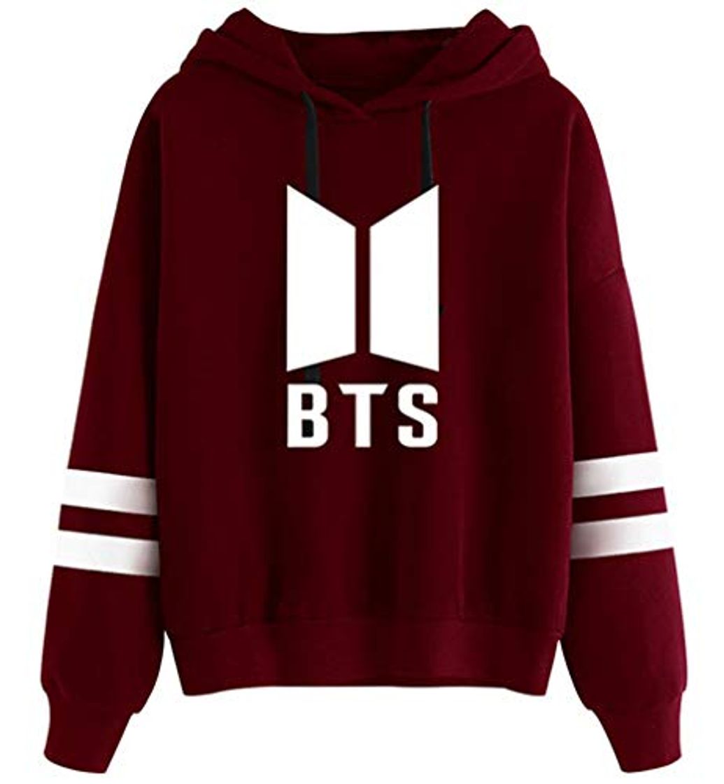 Social Socluer Sudaderas con Capucha para Mujer BTS Fans con Capucha Casual de Cool Calle Invierno Chic para Mujer
