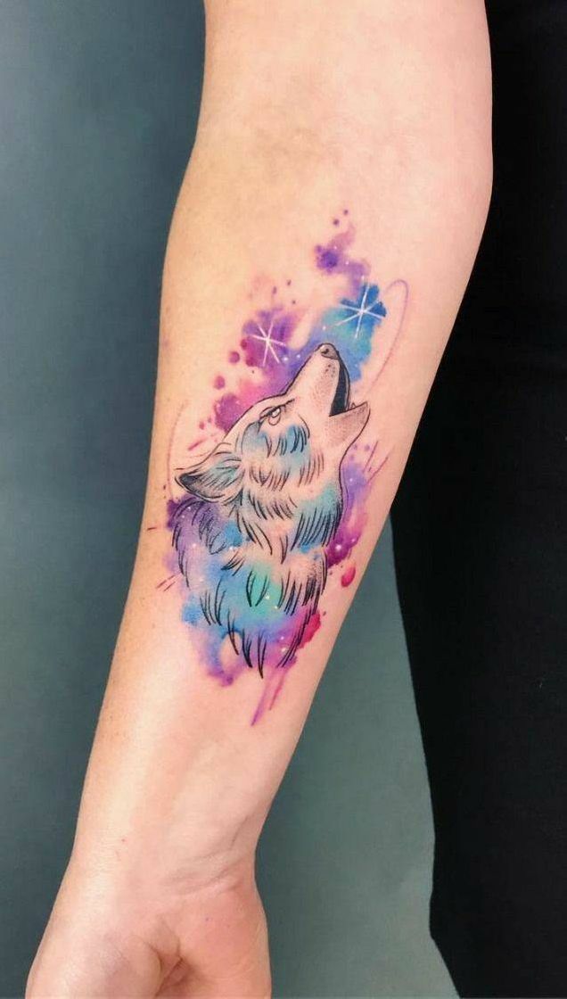 Social Tatuagem aquarela