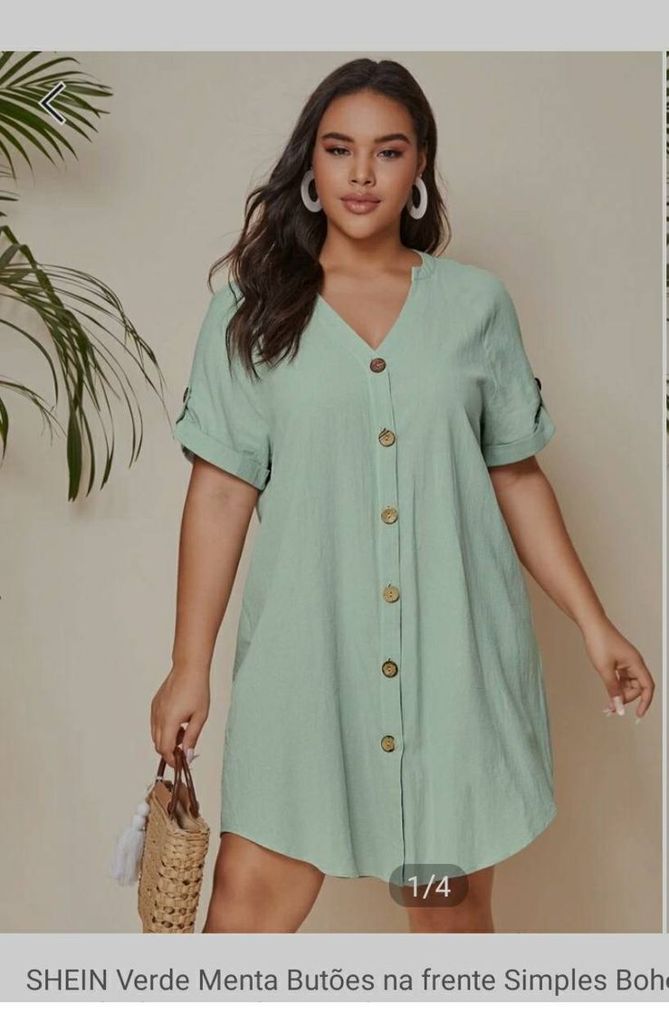 Moda Vestido Plus size 