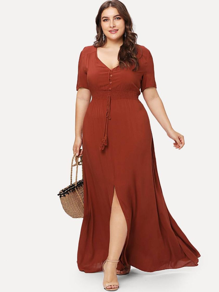 Moda Vestido Plus size.