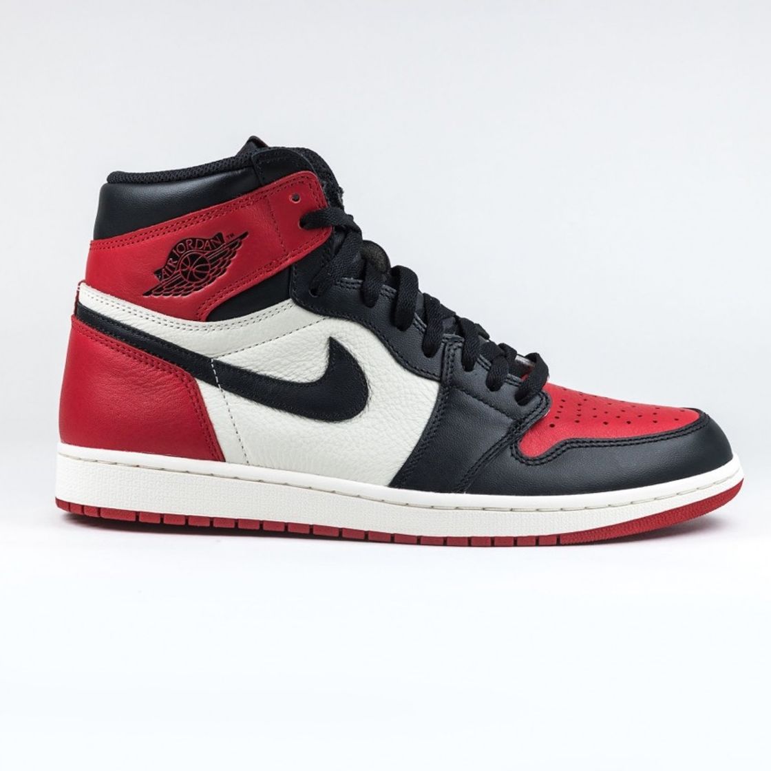 Moda nike air jordan 1 og bred toes sneaker