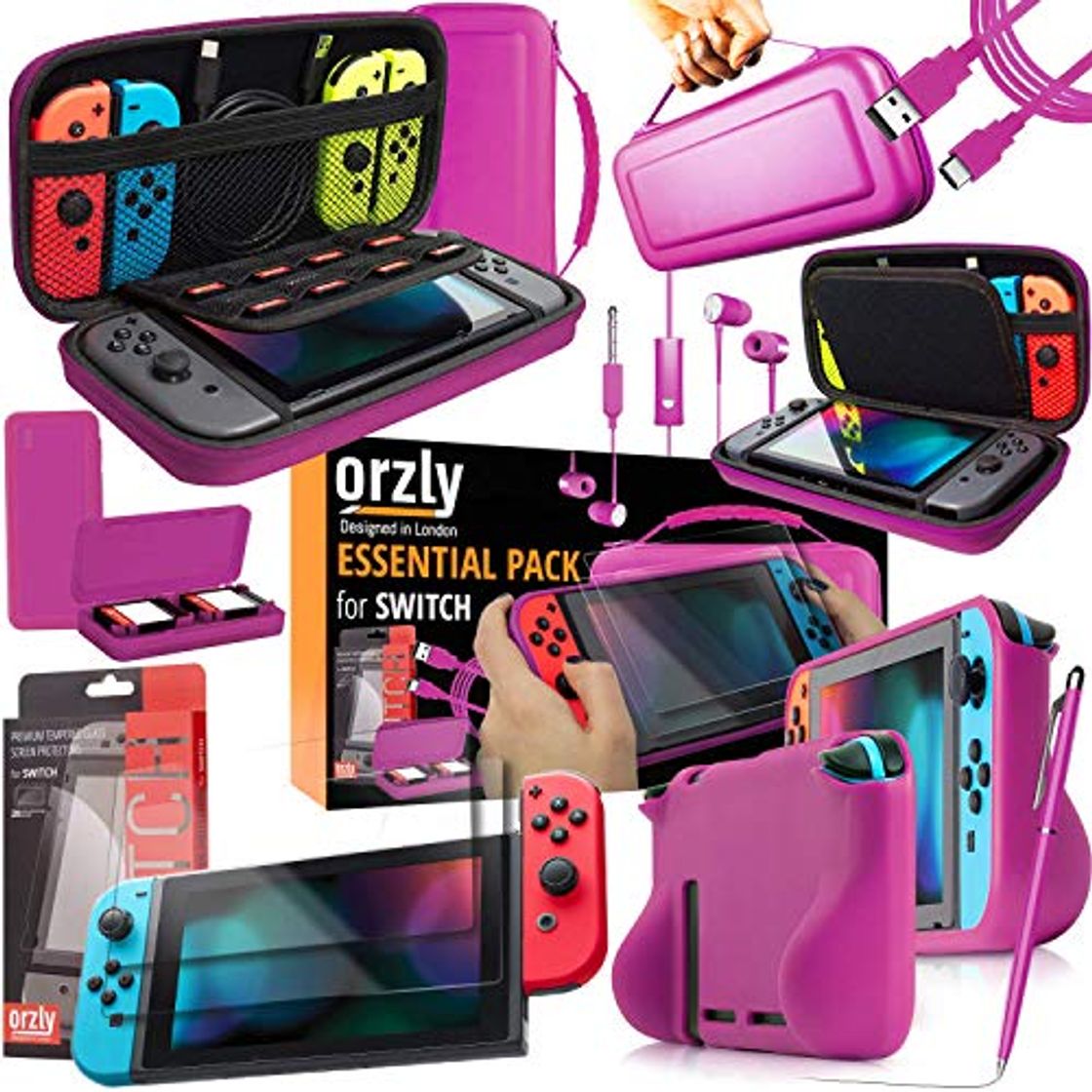 Producto Orzly Ultimate Pack Accesorios para Nintendo Switch [Incluye