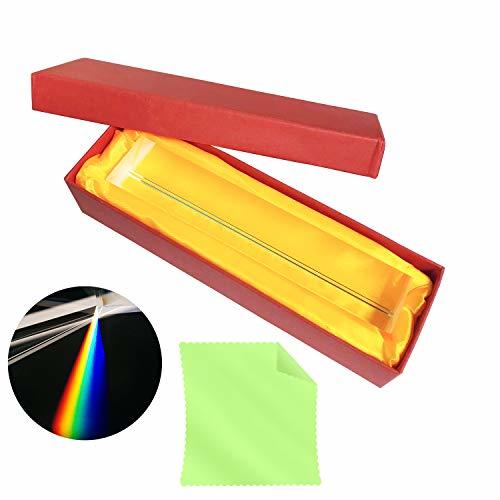 Producto INHEMI Prisma Cristal Triangular Refractor Óptico para Enseñar Física de Espectro de