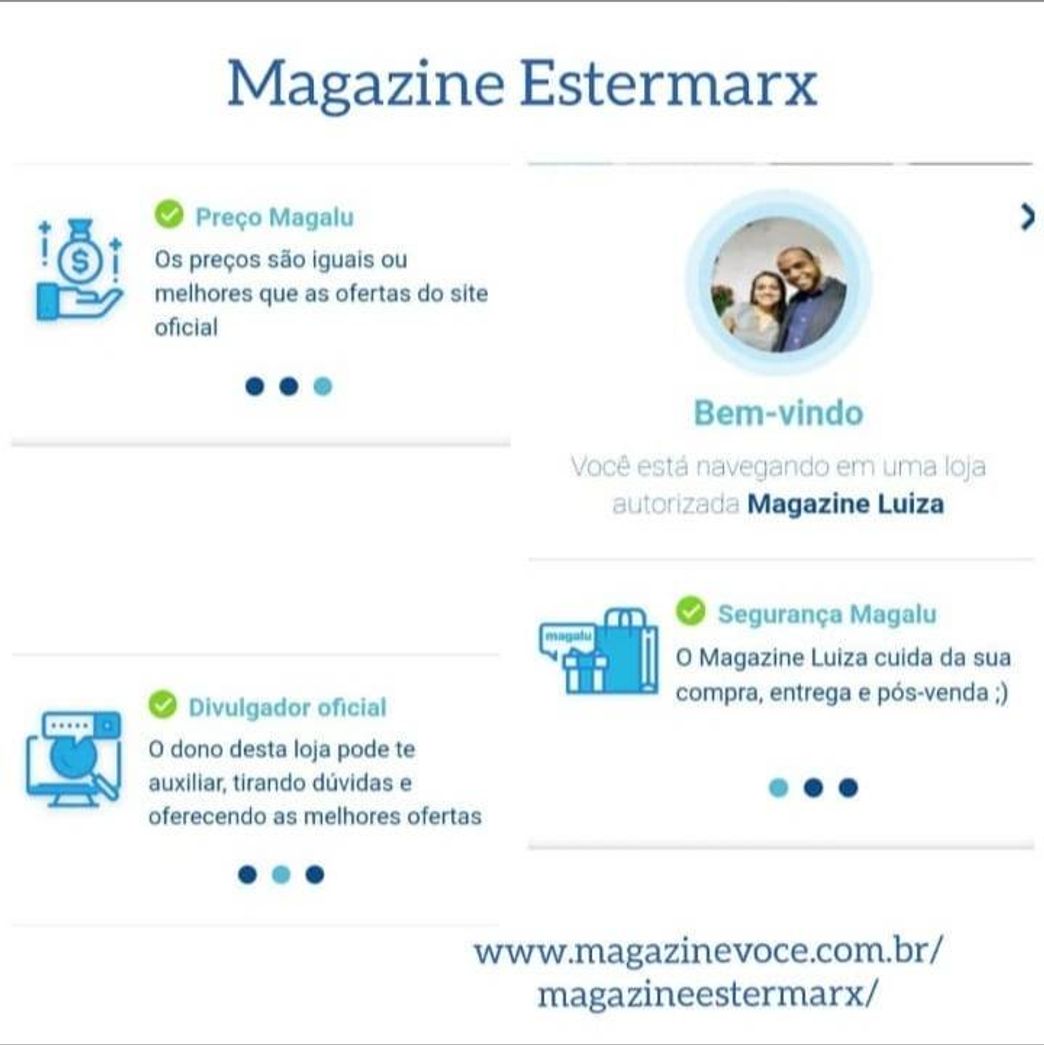 Social Loja Parceira Magazine Luíza