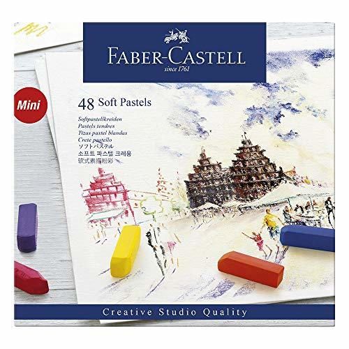 Faber-Castell 128248 - Estuche de cartón con 48 tizas pastel