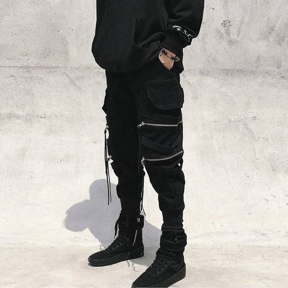 Fashion Multi-Pocket Zipper Joggers

