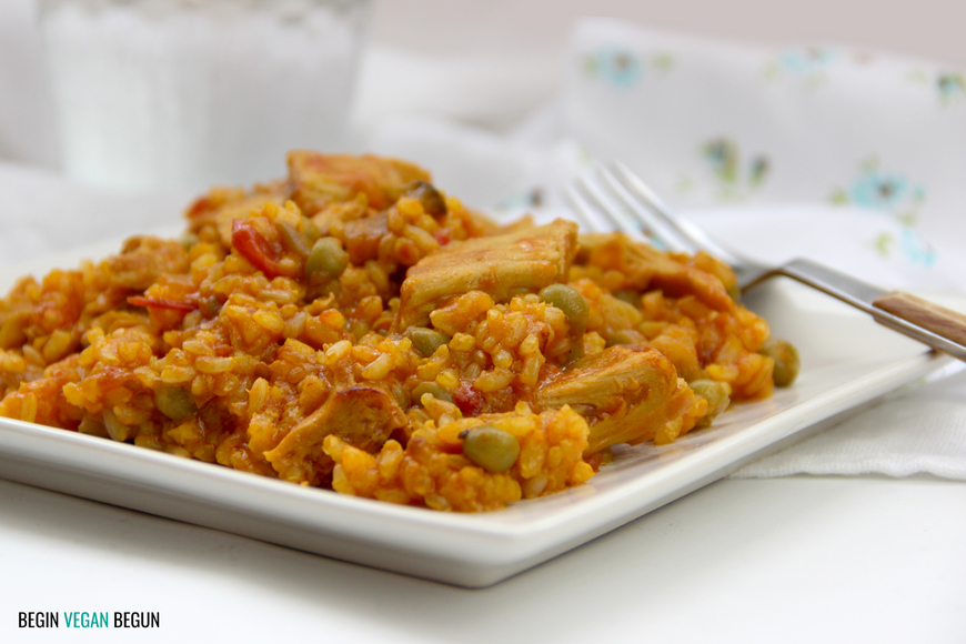 Moda Arroz integral con heura (proteína vegana) 