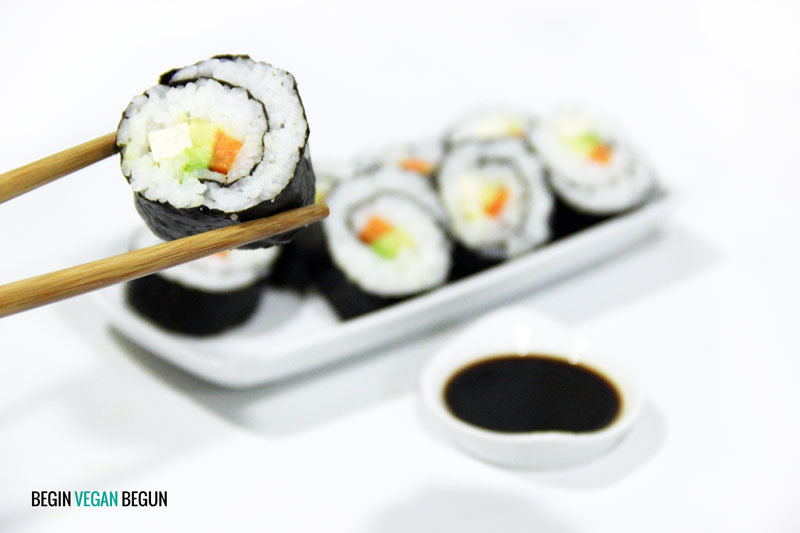 Moda Sushi vegano, makis