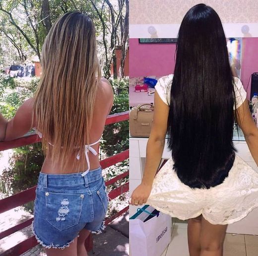 Antes e depois ,projeto cabelão